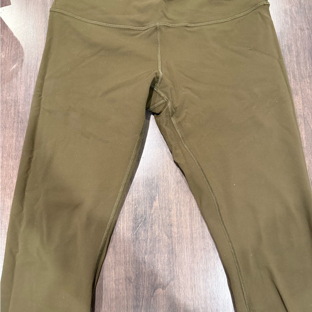 Lululemon Athletica Olive Green Leggings